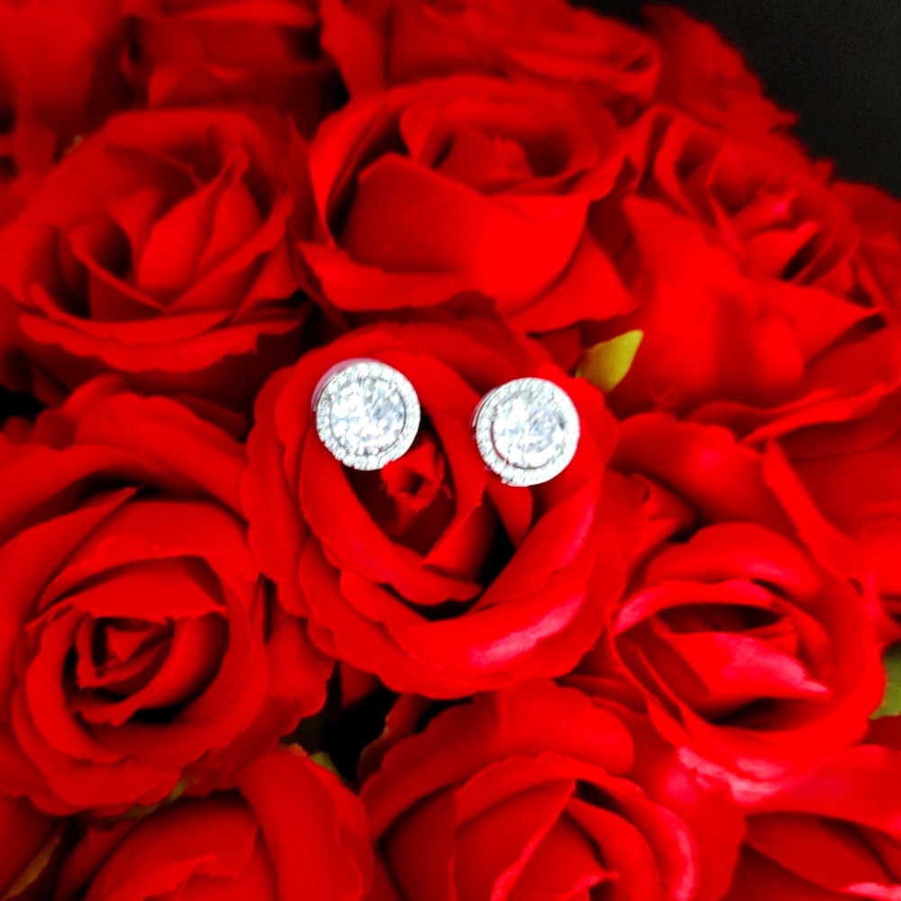 Halo Stud Earrings